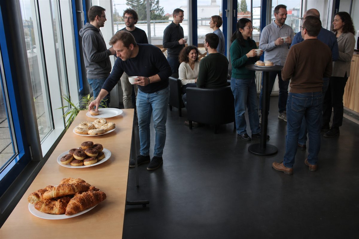 Networking-Pause mit Teilnehmenden am ppedv-Standort München
